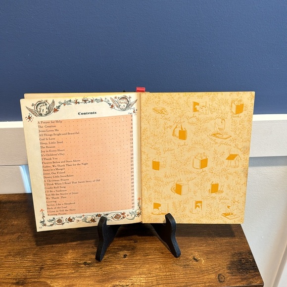 Little Golden Book of Hymns Vintage Kids Children’s Hardcover Jesus loves me - Picture 4 of 4